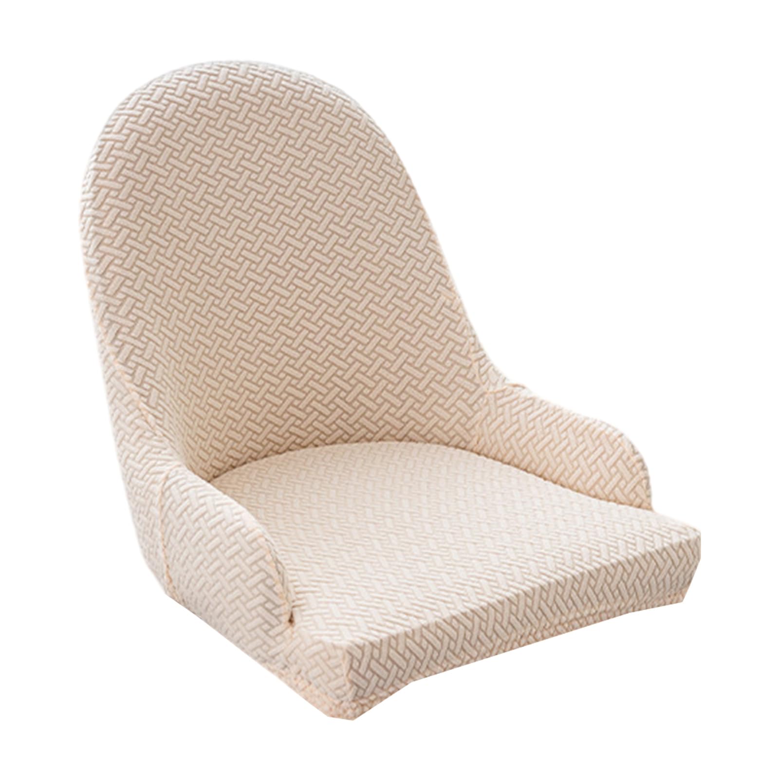 Bottone Universals Elastic Wingback Chair Cover Polyester Stain Resistant Armchair Slipcover for Home Kitchens Dining Elastic Chair Slipcover