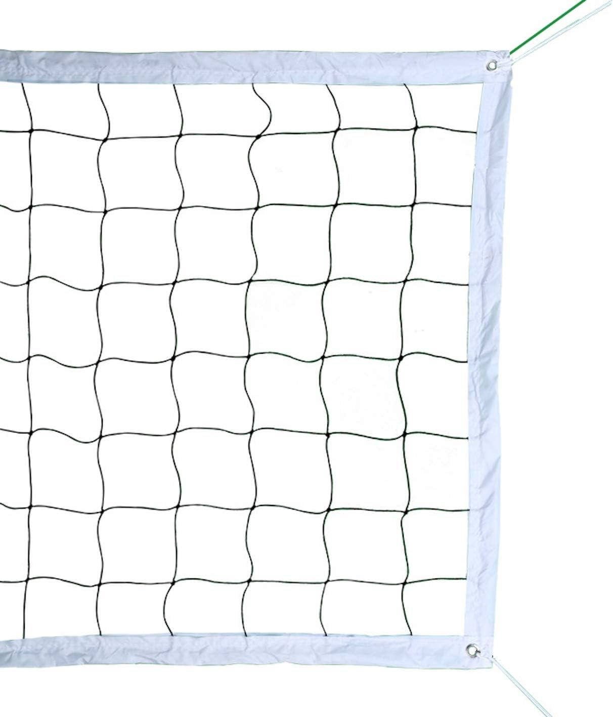 Professional Volleyball Net Outdoor Heavy Duty with Aircraft Steel Cable, VolleyballNet for Backyard, 32x3FT Portable Volleyball Nets for Pool Schoolyard Beach, Badminton/Pro VolleyballNets Set