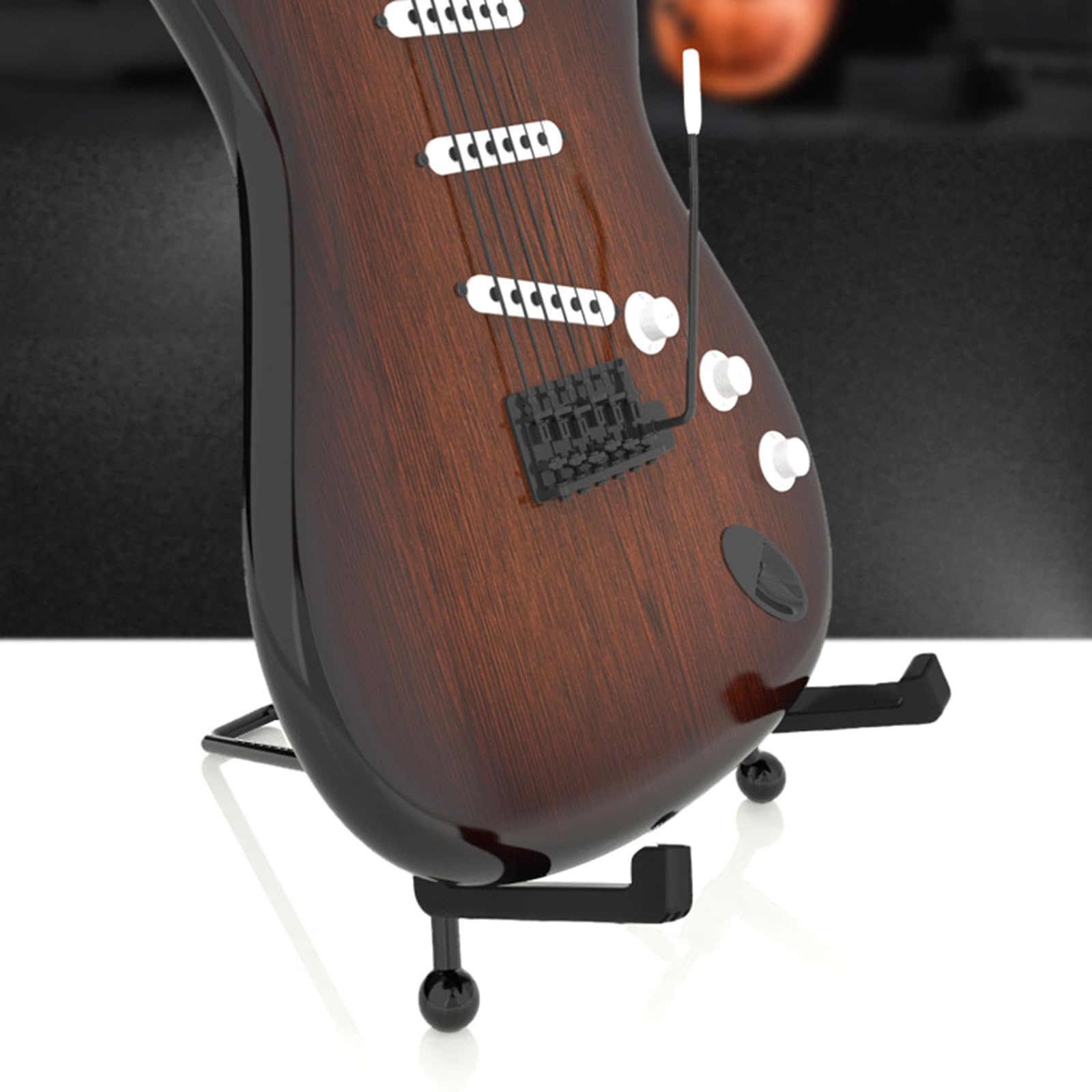 Zusammenklappbarer Gitarrenständer, Universal, Multi-Gitarrenständer, Gitarrenständer für akustische, elektrische Bässe und leichtes Musikinstrument
