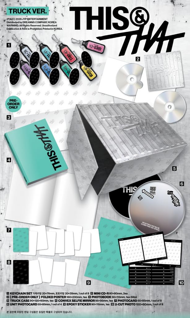 [Exclusive Pob] Stray-Kids This & That [Truck VER.] Limited Album+Pre-Order Gift (JYP FANS SHOP)