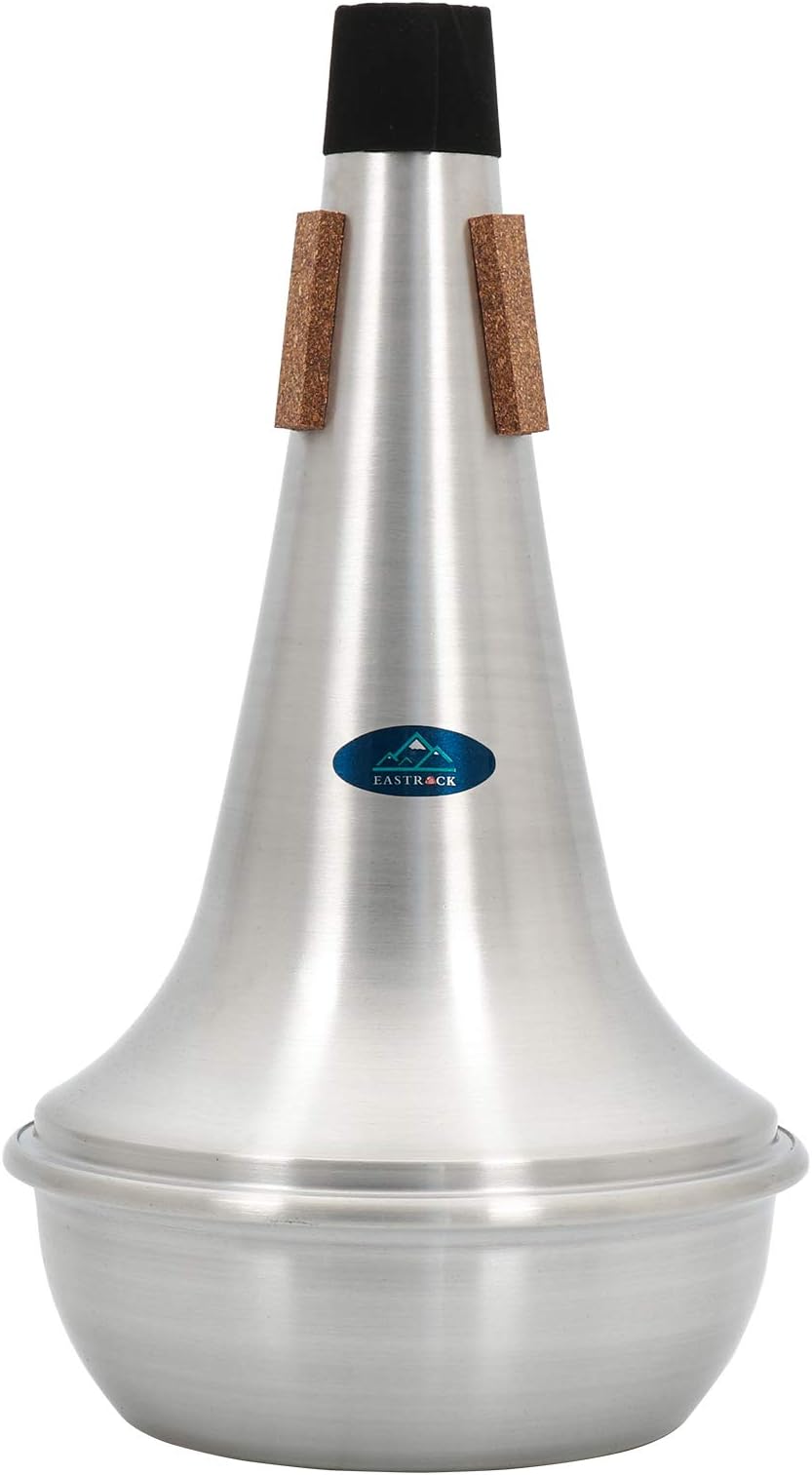 EASTROCK Lightweight Aluminum Trombone Practice Mute Trombone Straight Mute