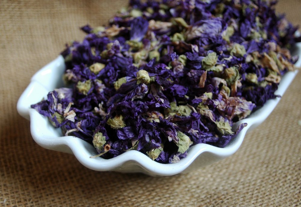 Naturix24 Fiori di malva a fiore grande – sacchetto da 500 g