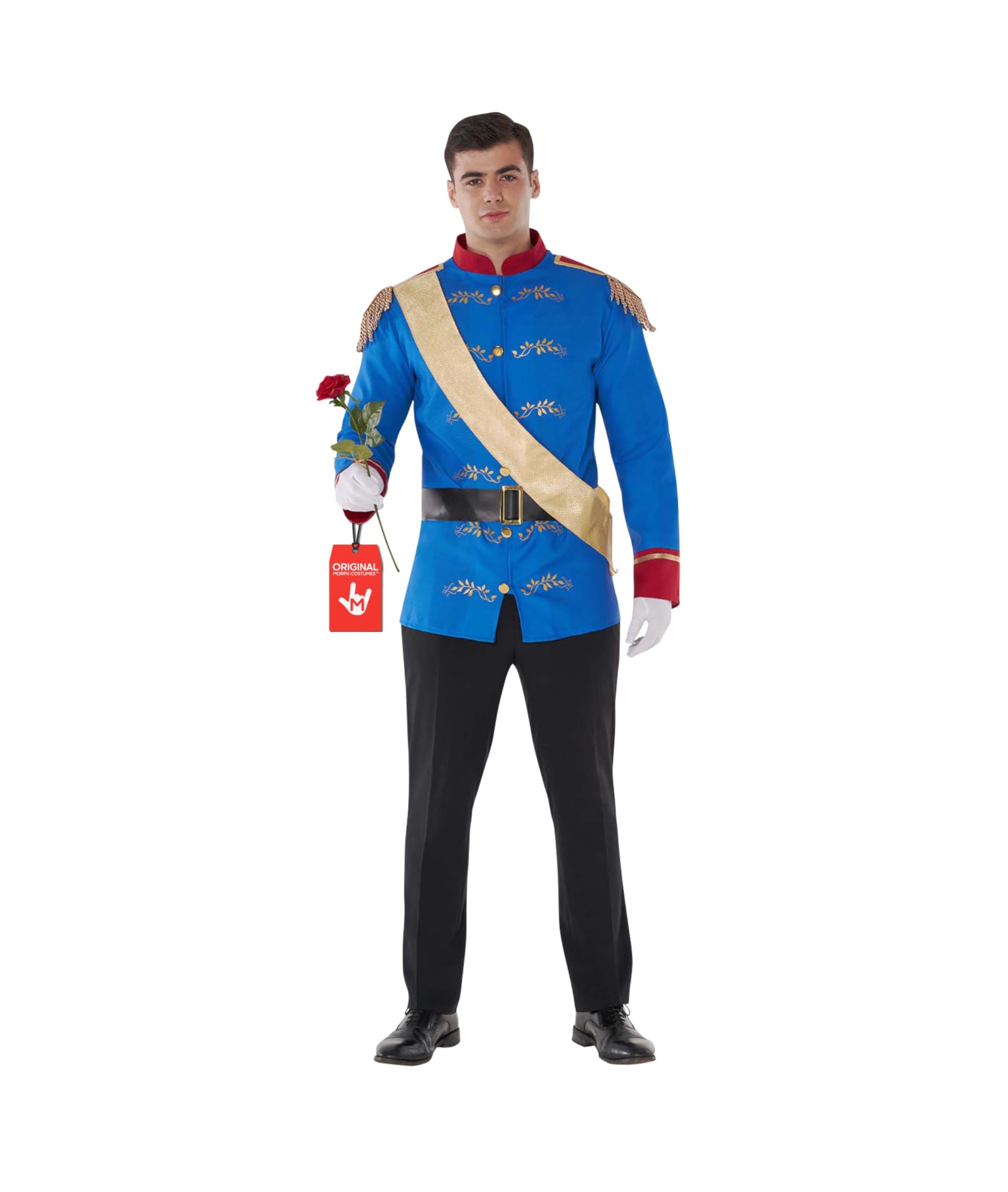 Morph - Prince Charming Costume for Men - Royal Prince Costume - Adult Men's Prince Costume