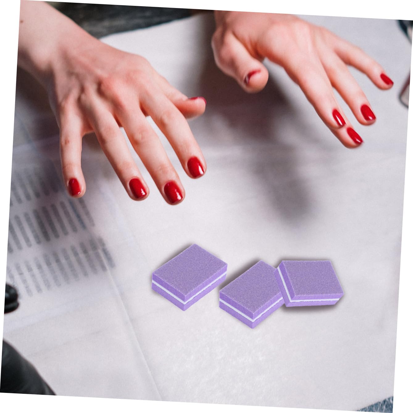 Healeved 150pezzi Blocchi Buffer Per Unghie Spugna Strumenti Per Manicure e Pedicure Limette Per Unghie Perfetti Per Naturali e Acriliche Facili Da Trasportare e Usare
