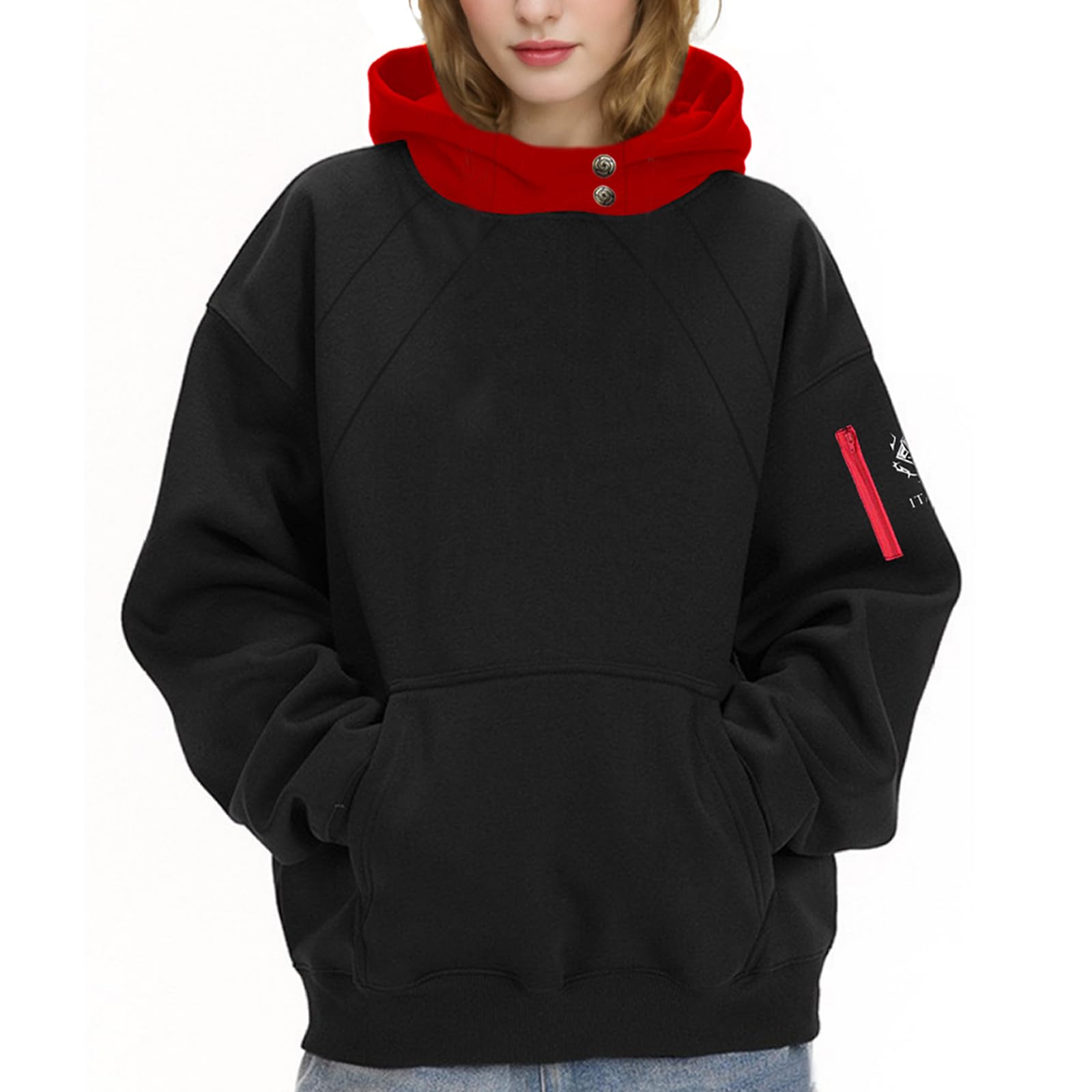 Sudadera unisex con capucha de anime para hombre, color negro, 3D, sudadera con capucha, chaqueta para exteriores