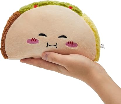 9-13 Inch Cute Taco Plush Pillow Toy | Funny Food Plushies, Stuffed Animal, Soft, Birthday Party Xmas Gifts