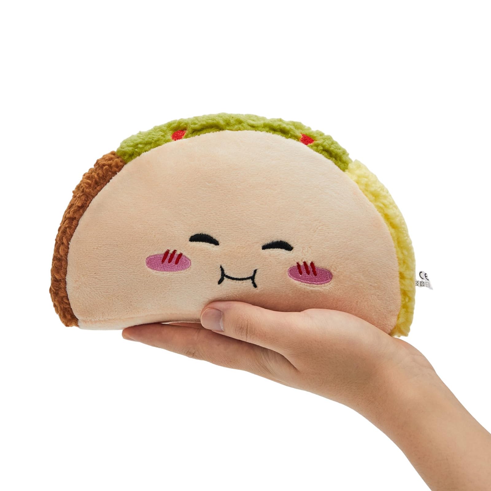 Taco Plush Pillow Toy Taco Funny Cute Food Plushies Stuffed Animal Soft Birthday Party Xmas Gifts 6-8in