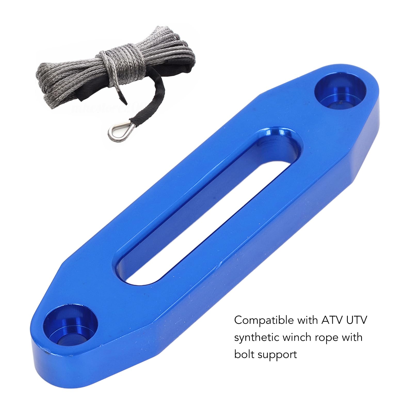 Fairlead Hawse en Aluminium, Corde de Treuil Synthétique pour éviter Les Enchevêtrements, Guide-Câble de Treuil Accessoires pour Treuils pour Câble de Corde ATV UTV (4000LB)