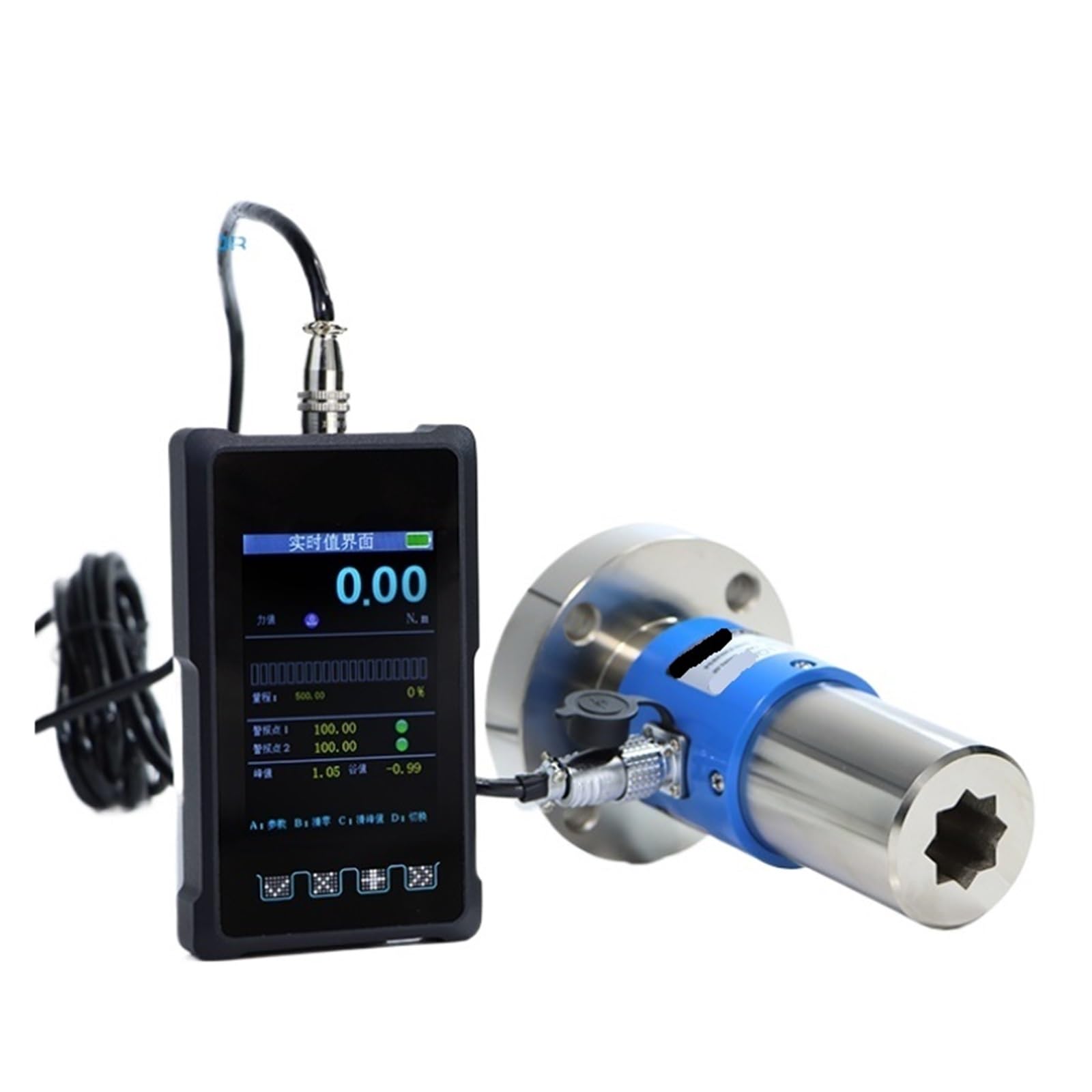 CLEUFWKO DYJN-107D Static Torque Sensor Weighing Force IP65(0-1000Nm)