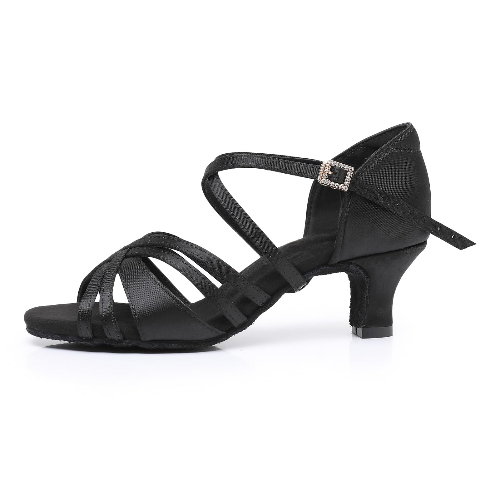Rosefinch Chaussures de Danse Latine pour Femmes Nouveaux Styles Classiques Chaussures de Danse de Salon Salsa Chaussures de Danse de Pratique Professionnelle 5/7cm Talon 34-43EU