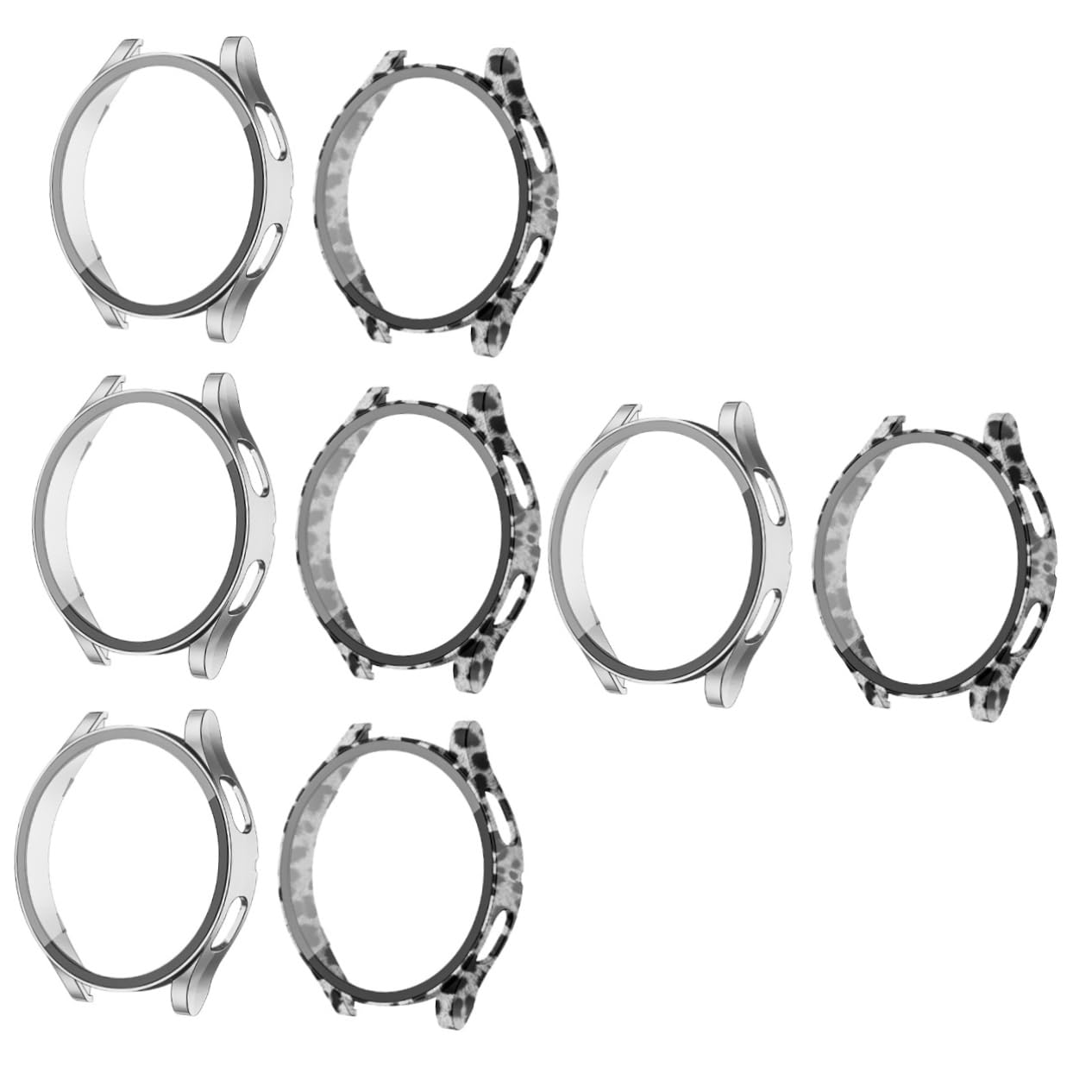 BESTonZON 8piezas Protector De Pantalla De Pc Para Watch Carcasa Anticaída y Antiarañazos Con Diseño Totalmente Cubierto