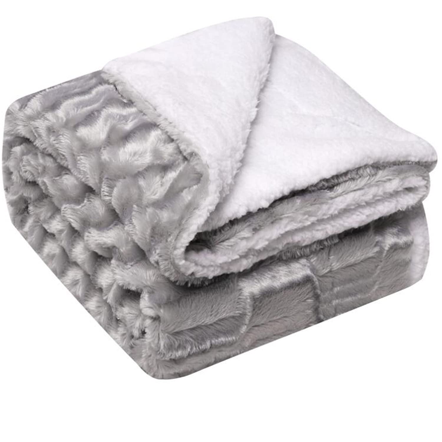 Fuzzy Faux Fur Throw Blanket - Super Soft And Cozy - Luxury Fluffy Throw Blankets For Couch, Chair And Bed - (50 X 60 Inches)(Color:07)