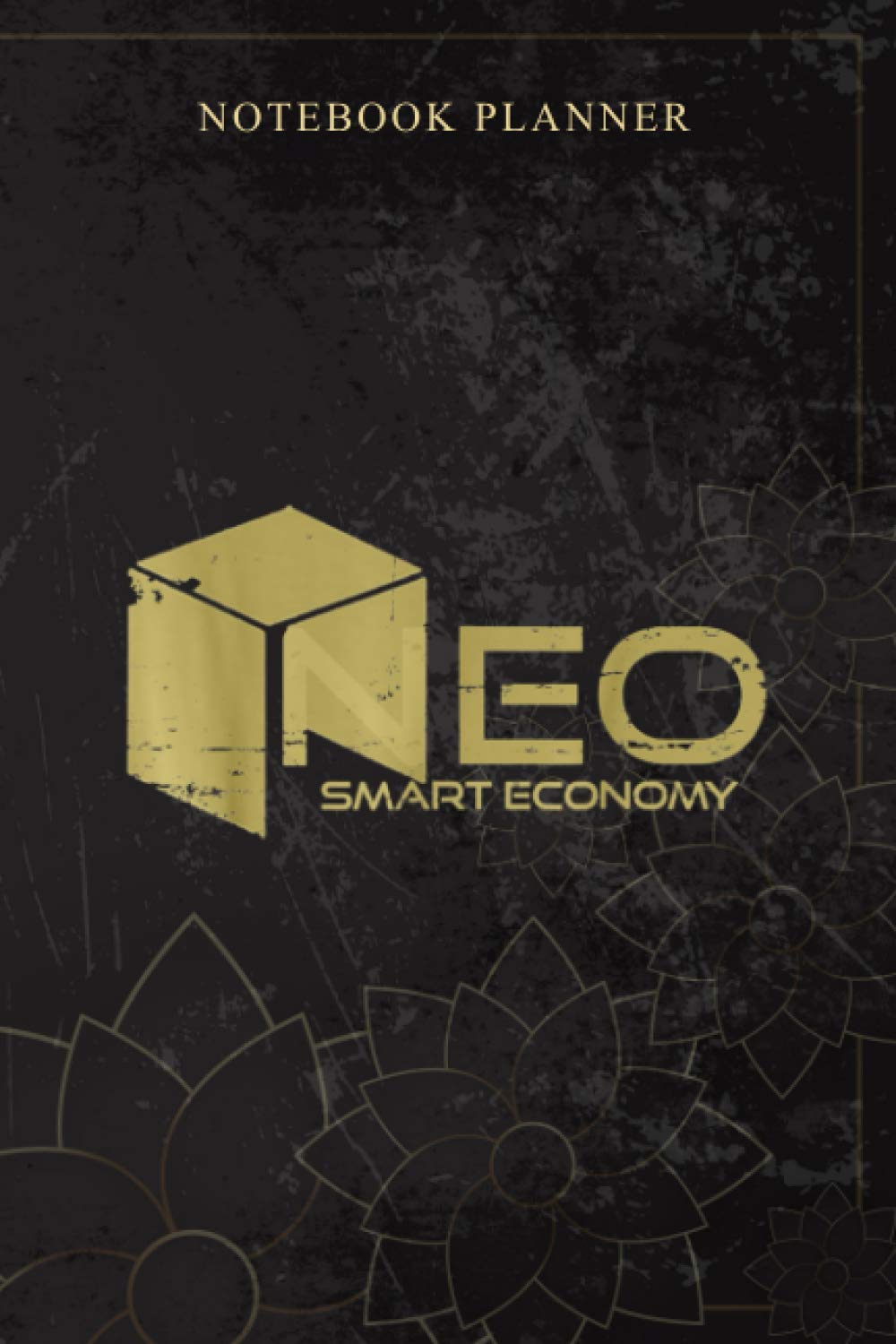 Notebook Planner NEO coin Smart Economy Distressed NEO Logo: Money, Personal, 114 Pages, Bill, Planning, 6x9 inch, Book, Daily Journal