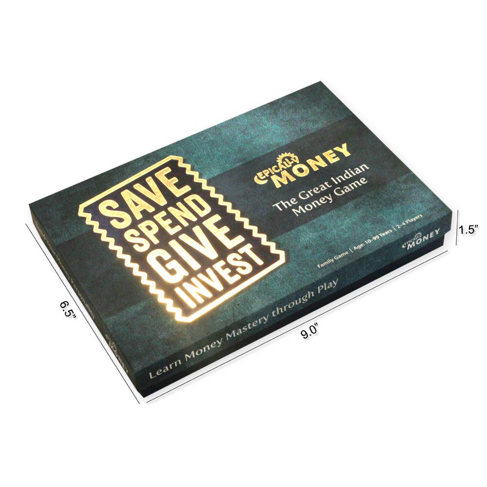PINNACLE POSITIVELY PERFECT Positively Perfect Epically Money Card Game for Kids & Adults (Age 10 to 99 Years) 2 to 4 Players Pack of 1 Multicolor 4