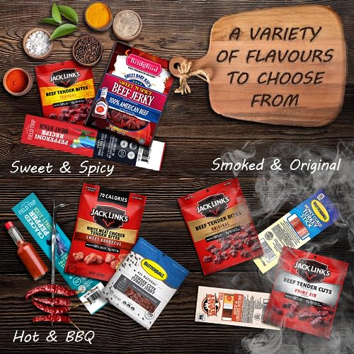 Cheshire Gifts MENS GIFT WITH BEEF JERKY VARIETY PACK Beef Jerky Gift Baskets thumb #3
