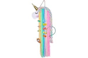 Basumee Unicorn Hair Bow Holder: Keep Your Little Princess's Hair Accessories Organized