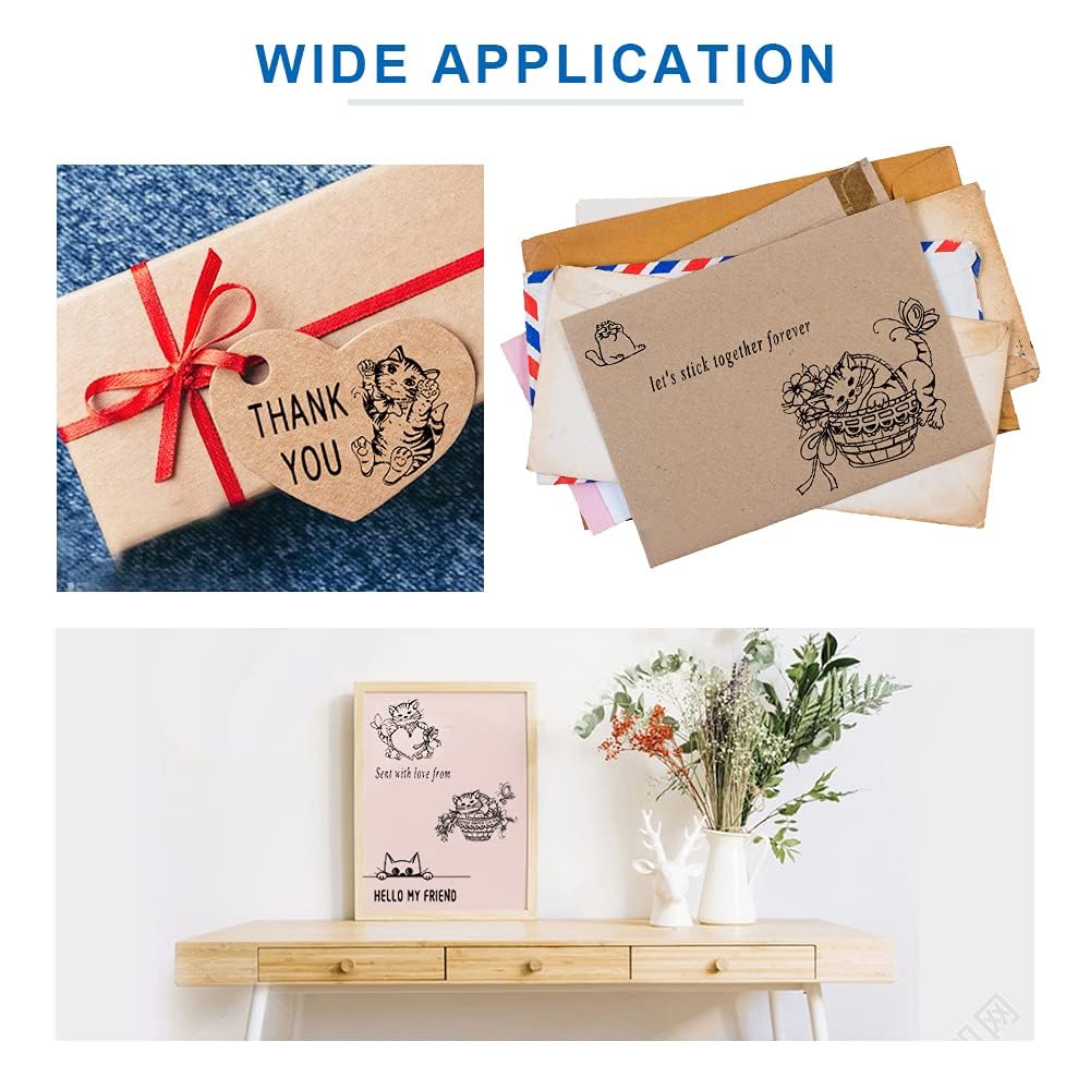 Sellos transparentes para hacer tarjetas, álbumes de fotos, decoración de álbumes de fotos, palabras de agradecimiento, sellos de goma transparentes para manualidades, álbumes de recortes,