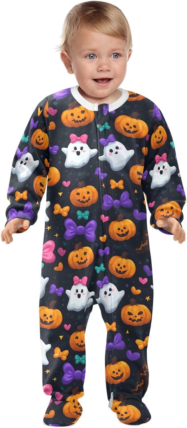 Dussdil Baby One-Piece Footies Newborn Rompers Pajamas Cotton Footed Pjs for Sleep Play Boys Girls