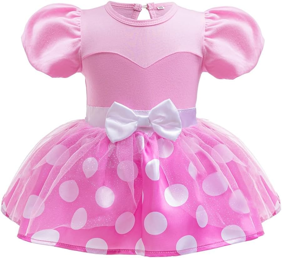 Baby Girls Princess Costumes Birthday Romper Tutu Dress w/Headband Halloween Christmas Party Fancy Outfits - Image 2