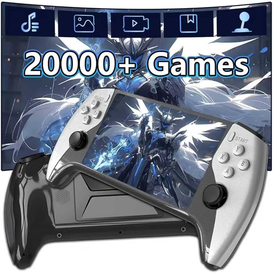 SF3500 Retro Handheld Game Console-Handheld Game Console with HD 5.5-inch IPS Screen Classic Video Games Supports TV Connection,14+ Emulators & 5-Hour Battery Life
