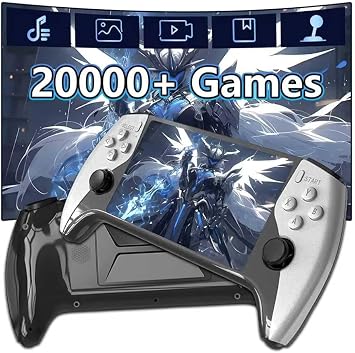 SF3500 Retro Handheld Game Console-Handheld Game Console with HD 5.5-inch IPS Screen Classic Video Games Supports TV Connection,14+ Emulators & 5-Hour Battery Life
