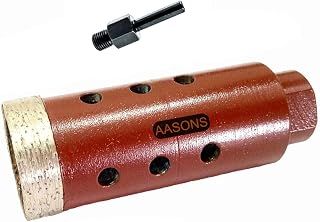 AASONS 25mm Angle Grinder/Drill Machine Diamond Core Bit Hole Saw Masonary Cutter Drill Wet Use Choice Of Sizes 6.5 to 75m... Price In India