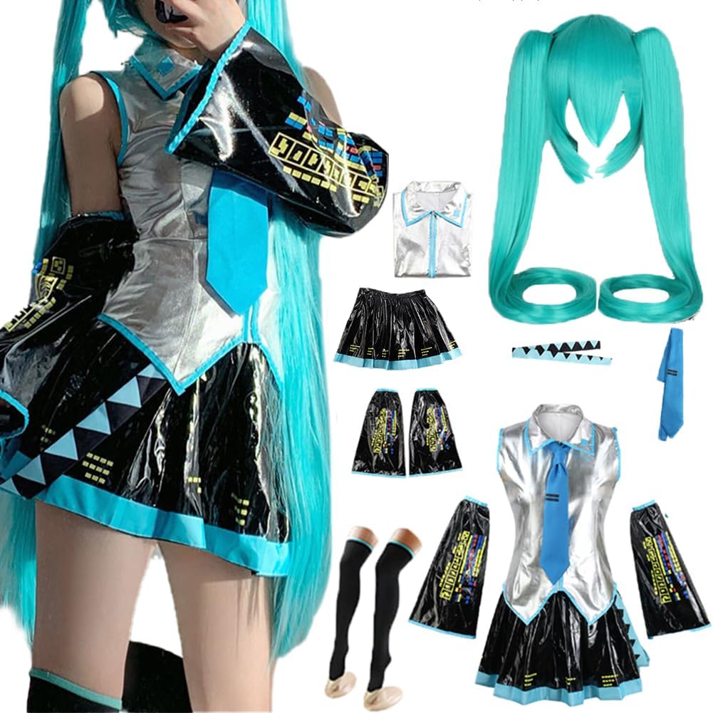 Costume Uniform Dress Outfit Full Set Women Party Dress