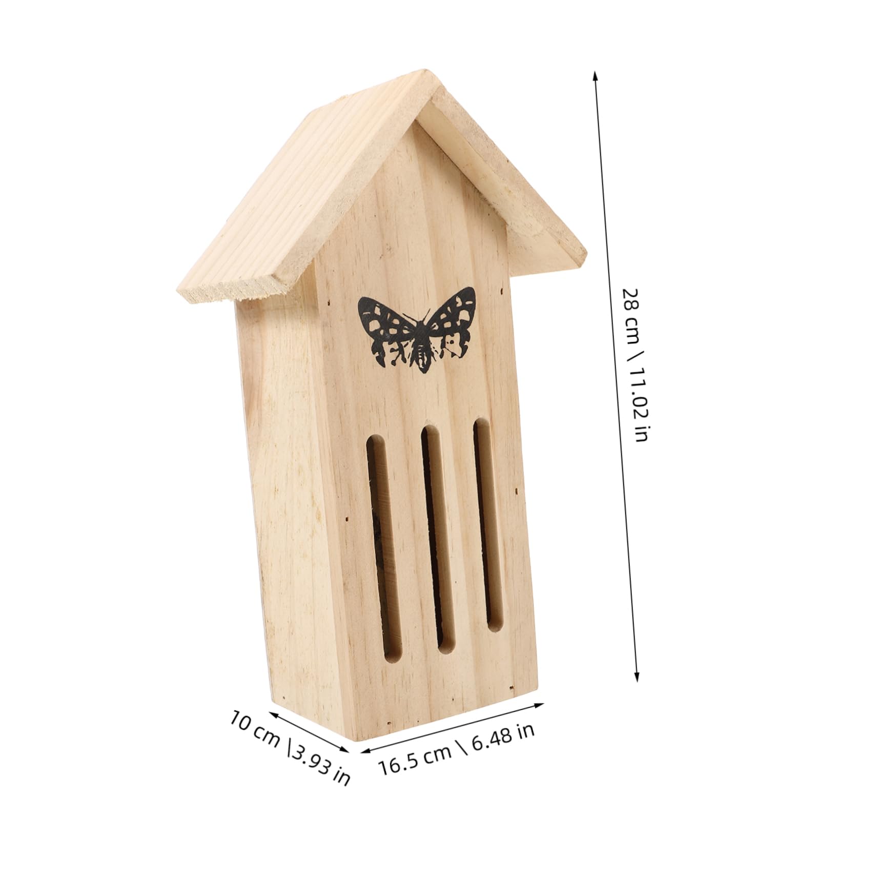 HANABASS 2stücke -Butterfly Feeder Und Insektenhotel Für Außenbereich Wetterfestes Natürliches Schmetterlingshaus Für Garten Einfache Installation Freundliches Material Attraktives