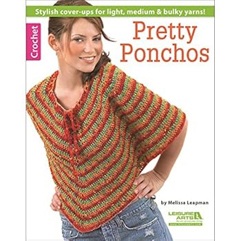Paperback Pretty Ponchos Book