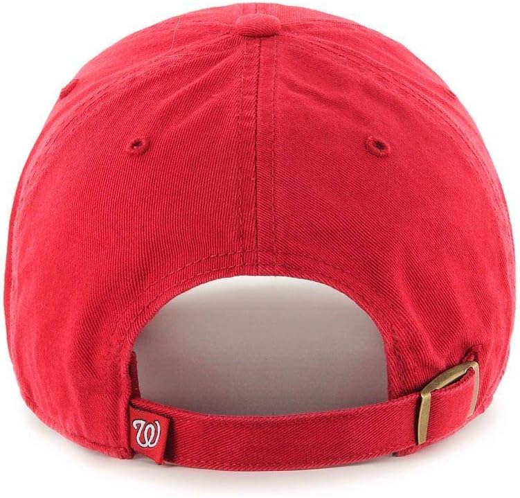 '47 MLB Washington Nationals Brand Navy Basic Logo Clean Up Home Adjustable Hat
