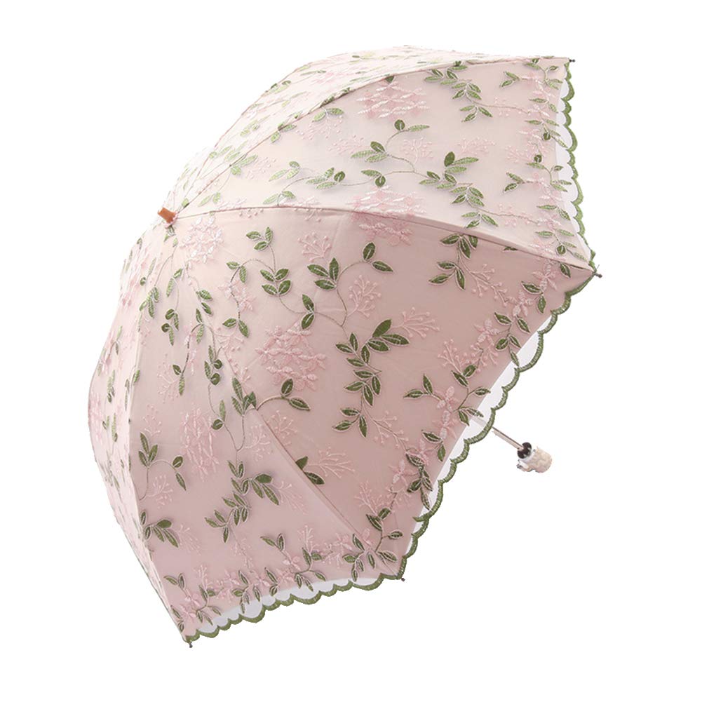 HoneystoreHandmade Embroidery Lace Princess Parasol Wedding Decorative Umbrella