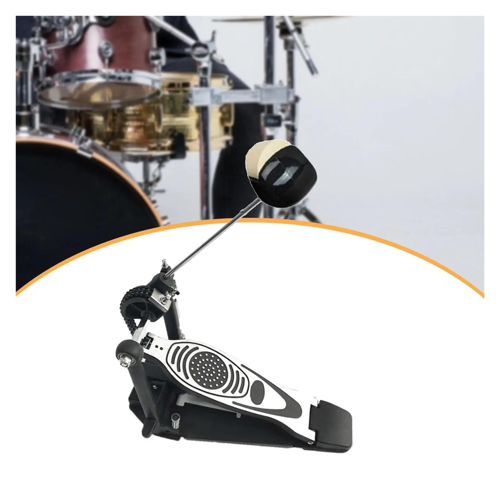 Pedal de bombo, reemplazo, instrumento de percusión estable profesional for accesorios de regalo de baterista
