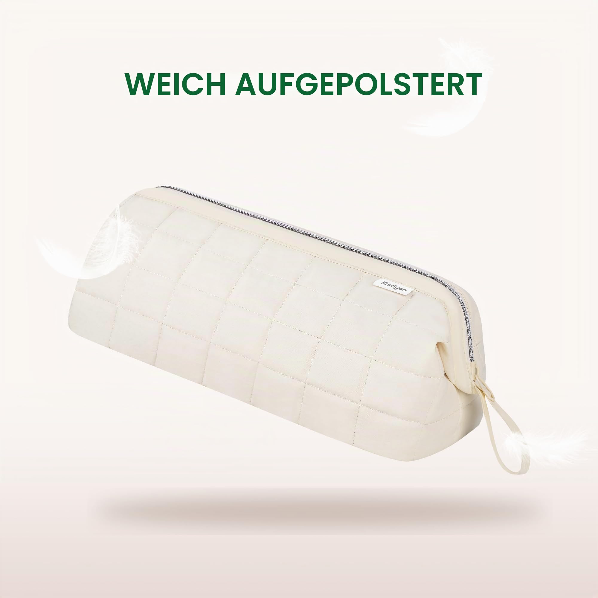 Karsyon Hair Tools Reisetasche Organizer für Dyson Airwrap, Shark Haartrockner, Flex Style, Airstraight Bürste, Revlon Aufsätze, Beige