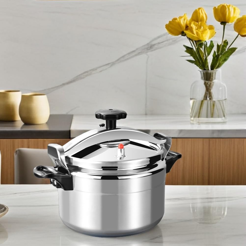 ABOOFAN Aluminum Pressure Cooker, 11L Pressure Canner Release Valve Aluminum Canning Pot Cooker Pot Stove Top