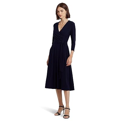 Lauren Ralph Lauren Jersey Matte Midi Dress Women