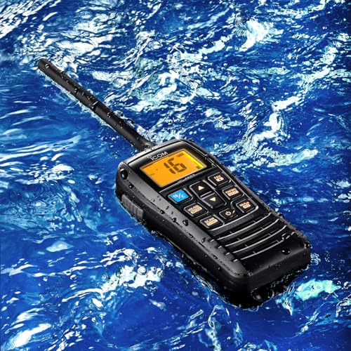 Image of Icom IC-M37 31 USA VHF Marine Transceiver Radio with Float'n Flash, 6-Watt