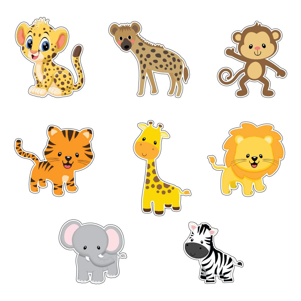 Festiko®Jungle Theme Paper Cutouts for Kids,Jungle Theme Birthday Decoration Supplies,Return Gifts for Kids,Cute Decorating Cutouts for Kids Stationery,Jungle Character Cutouts(Set of 400 pcs) (B0B21JWBJQ) Amazon Price History, Amazon Price Tracker