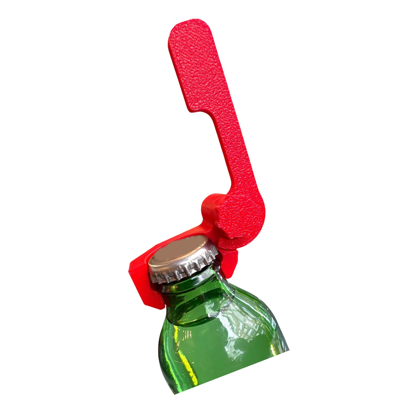 Mekalero Red Extremely Loud Bottle Opener With Fun Sound Effect For Parties And Gatherings Easy To Use Bottle Lid Lifter Loud Opener