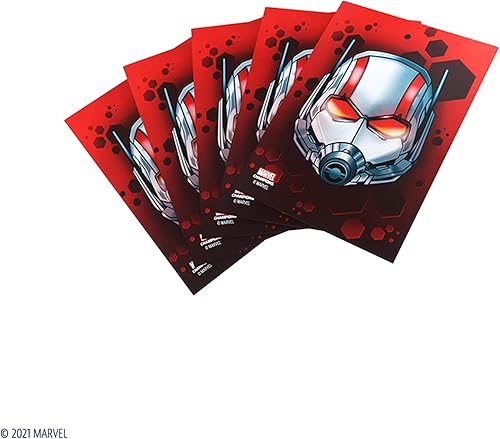 Miniatura 6 de Marvel Champions The Card Game - Fundas oficiales de Ant-Man Art - Paquete de 50 fundas artísticas y 1 funda transparente - Soporte para juegos de