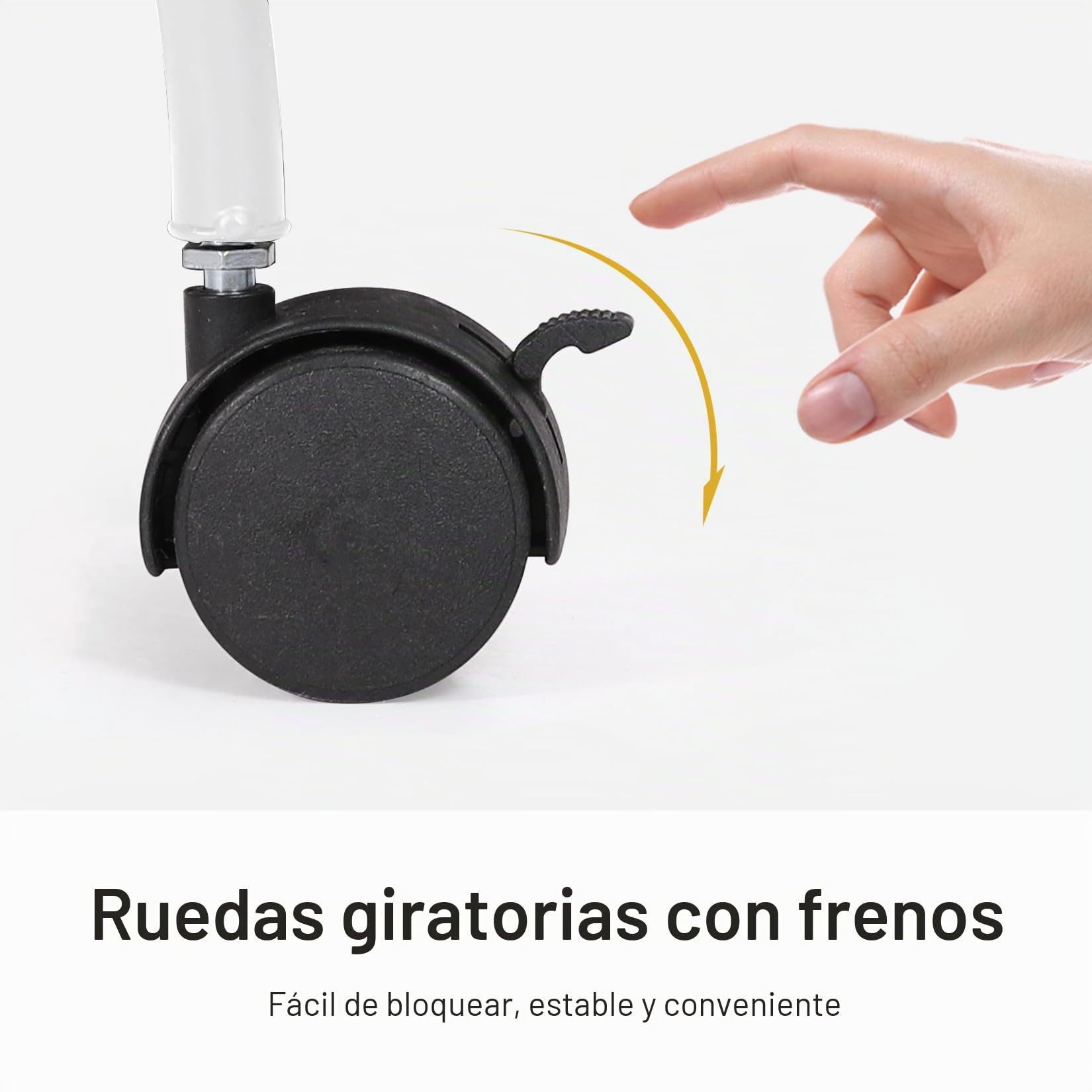 unho Estanteria para Macetas de Metal con Ruedas, Soporte para Plantas de 6 Niveles con Ruedas Universales Soporte Macetas Exterior Interior para Salón Balcón Terraza Patio, Blanco