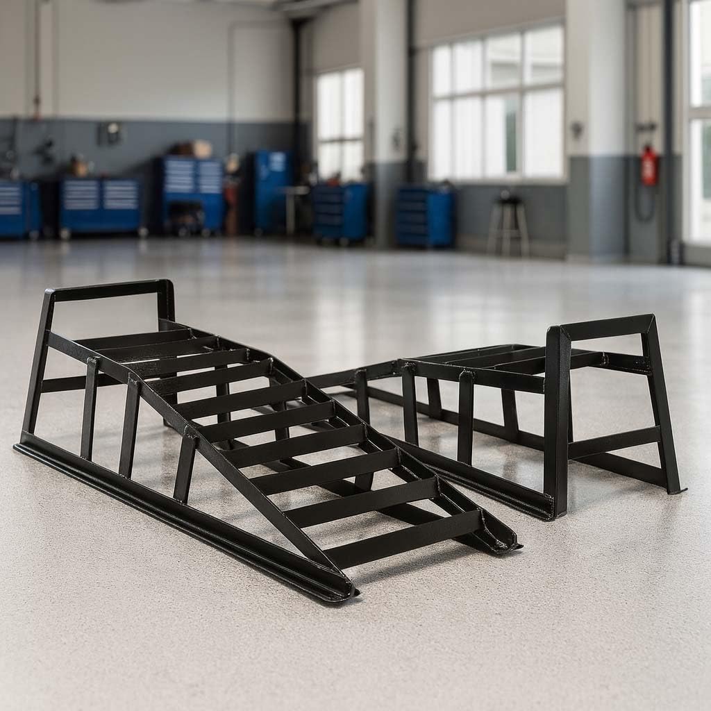 Wiltec Set 2 rampe di carico per veicoli fino a 2 t, acciaio