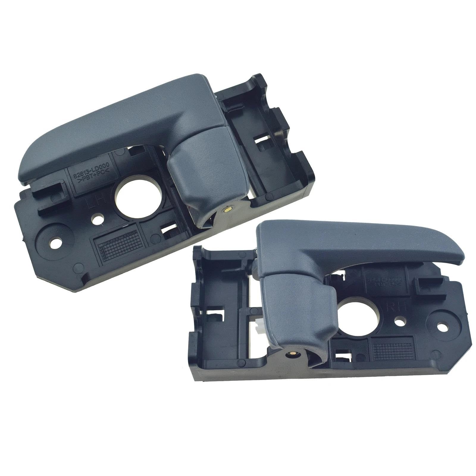 SLIMES Door Handle 2PCS Car Left Right Interior Inside Door Handle for KIA for Spectra 5 2004-2009 82610-2F000 82620-2F000(Titanium Pair 2pcs)