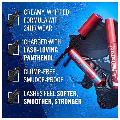 Rimmel London Wonder'Volume Thrill Seeker, 003 Black, Waterproof Mascara thumb #2