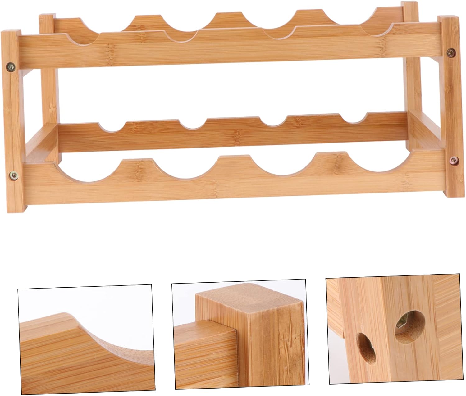 Sturdy Wine Bottle Display Modern Wine Rack Creative Design for Home Hotel