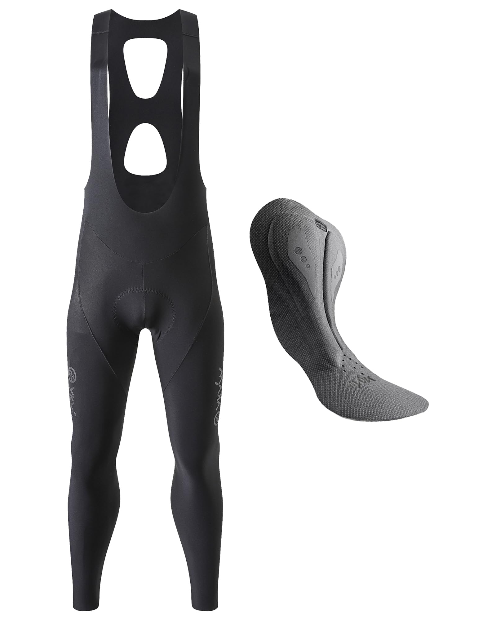 YKYWBIKE Cycling Bibs Men,Elastic Interface Padded Cycling Bib Shorts,Breathable Biking Bib Short Men
