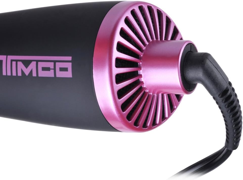 Timco AJ 300-R Cepillo de aire Rotatorio de 360°, Generador de Iones, Rosa  con negro : Amazon.com.mx: Belleza