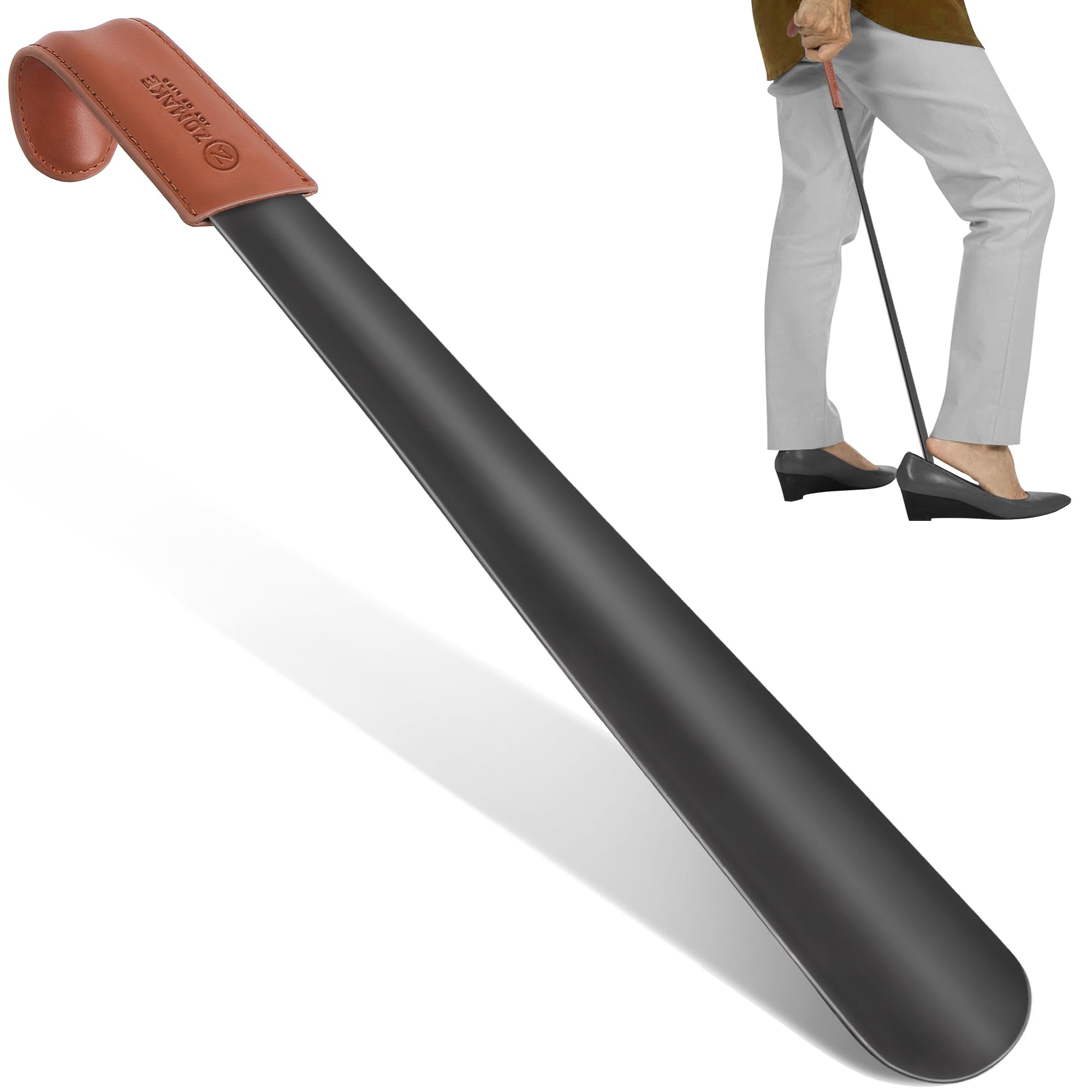 Amazon.com: ZOMAKE Extra Long Shoe Horn for Seniors Men,Metal