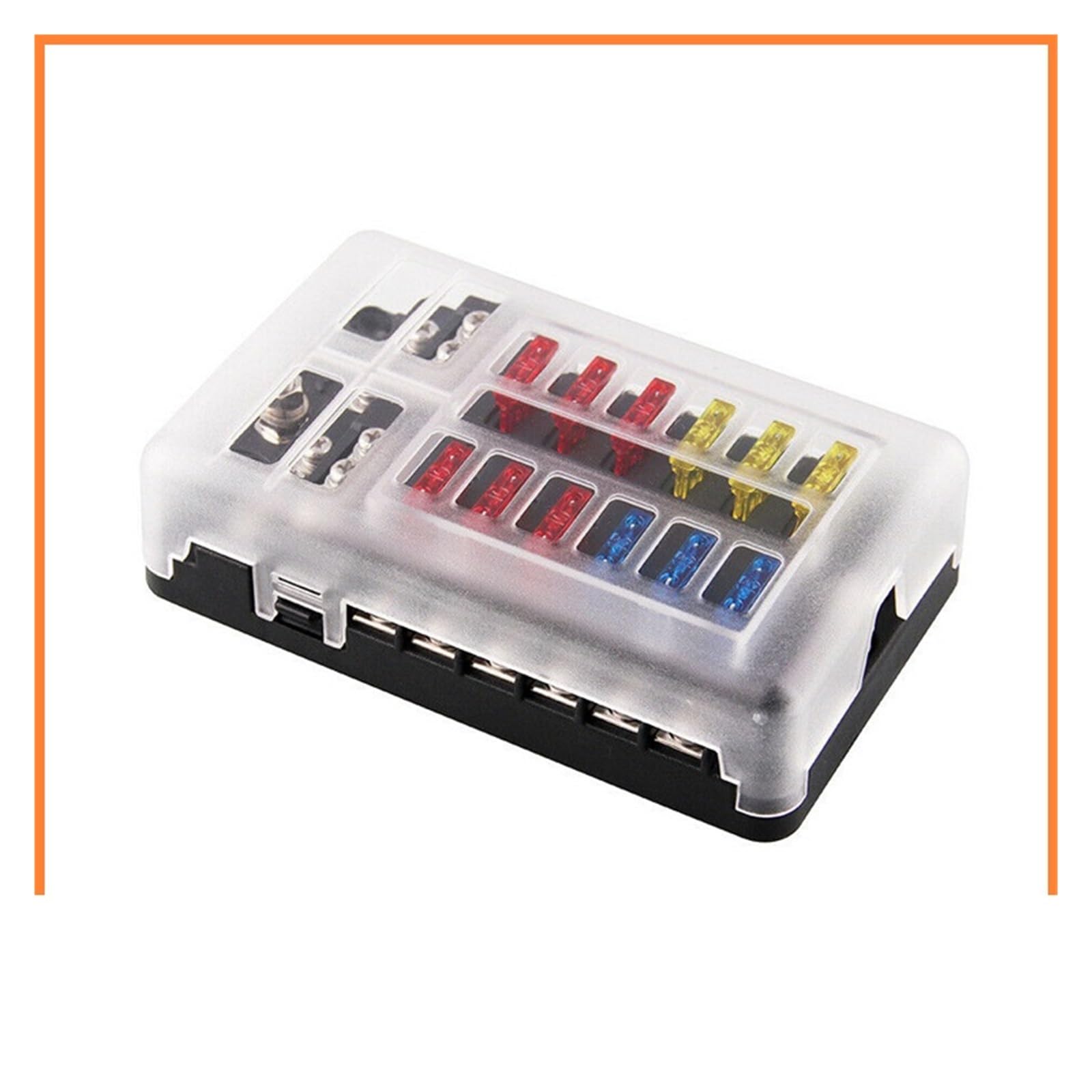 Boîte à fusibles auto 12 voies : résolvez les pannes de circuits avec témoin LED