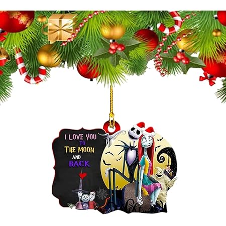 2022 Christmas Vacation Ornaments 2022 The Nightmare Before Christmas Horrible Pendant