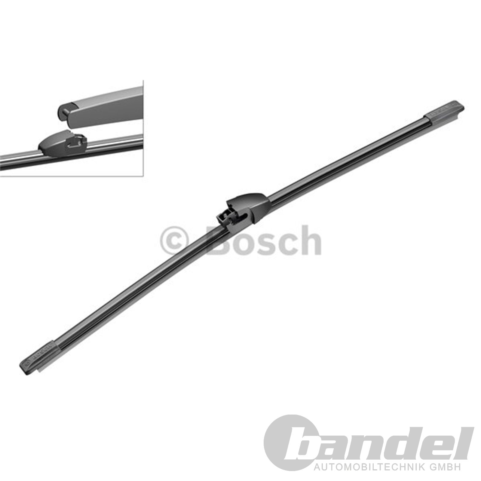 Bosch Aerotwin A187S - Juego de 2 escobillas limpiaparabrisas delanteras y traseras A400H